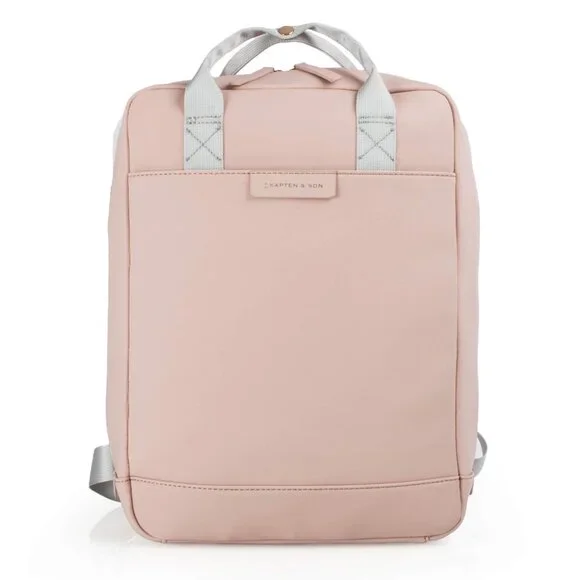 Kapten & Son Malmö Cherry Blossom Laptop Waterproof Backpack Pink Commuter Work - Picture 1 of 15